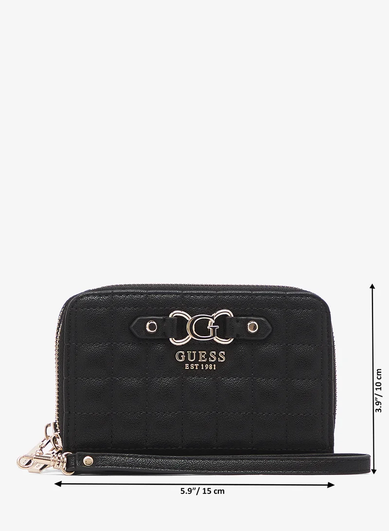 GUESS  Nadira Medium Zip Around Wallet for Women | Best Price UAE